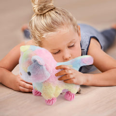 deAO plush cat tail-wag action promotes imaginative pretend play.
