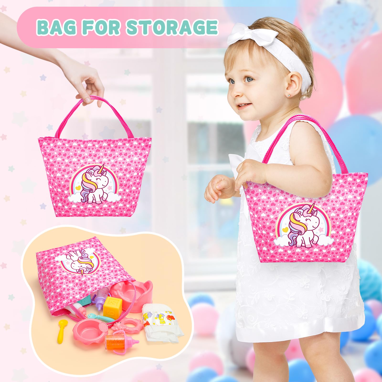 deAO potty and sleep play features support potty training and bedtime routines.