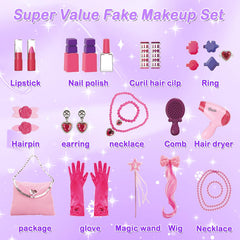 deAO Pretend Makeup Toy Set sparks creative dressing up and social play