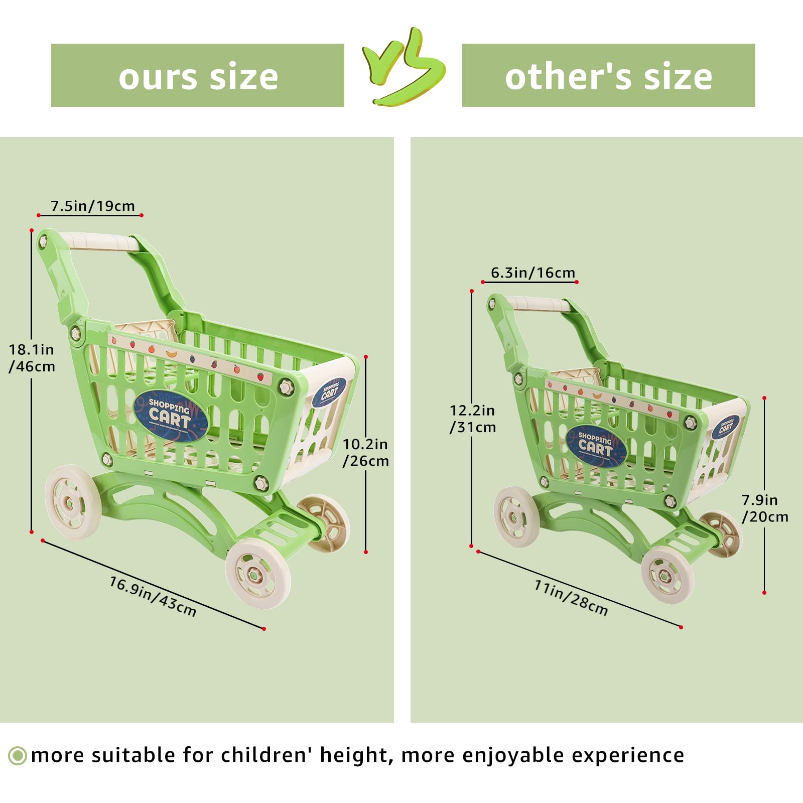 deAO shop aisle playset supports social play with family or friends.
