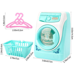 deAO washing machine toy is a gift-ready dollhouse accessory.