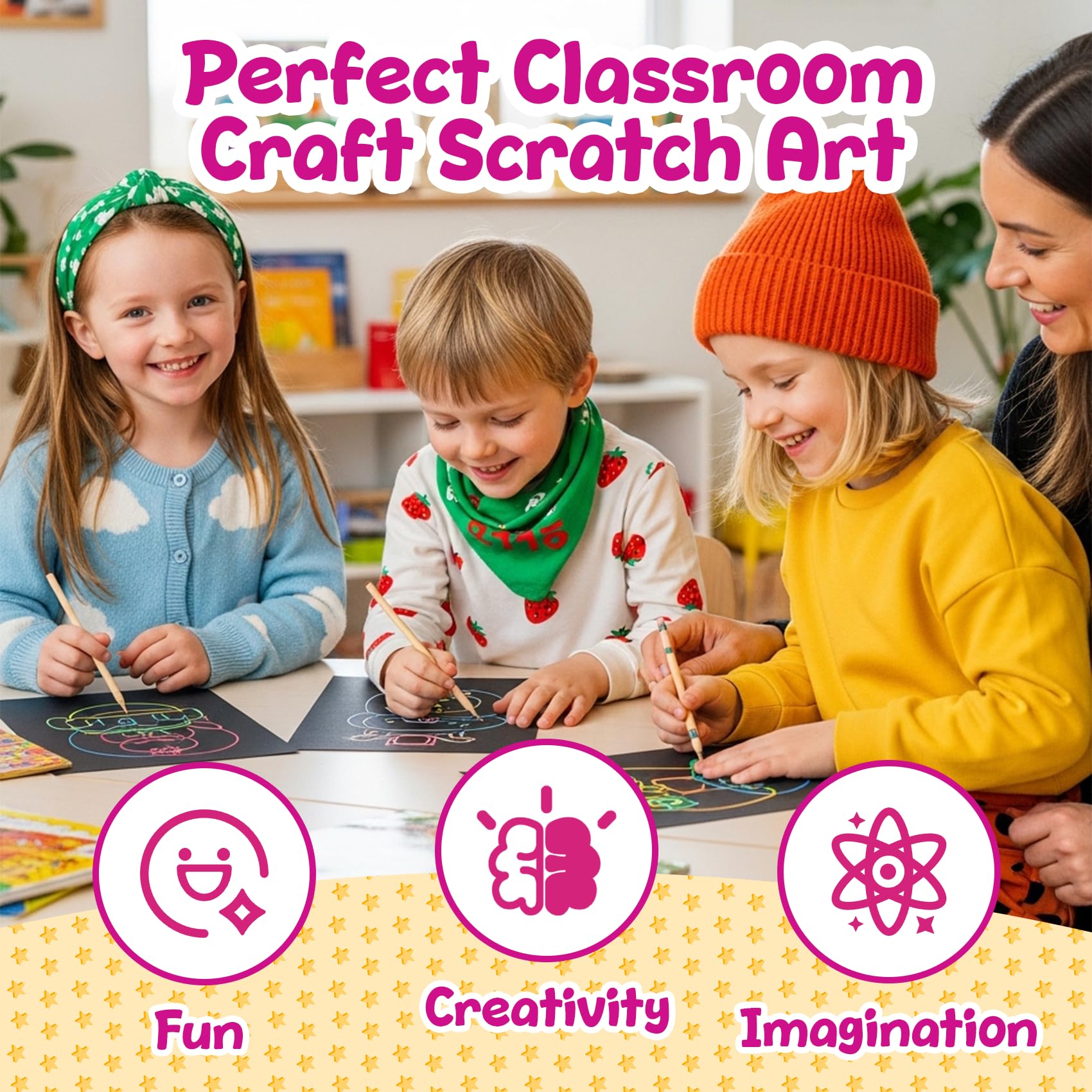 Decojoy drawing stencils with 12 designs inspire themed art