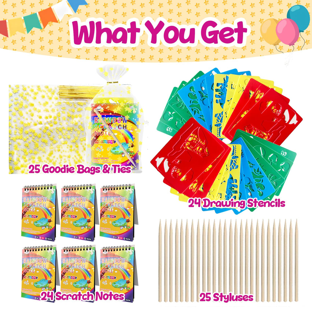 Decojoy scratch art stencils for reusable crafts