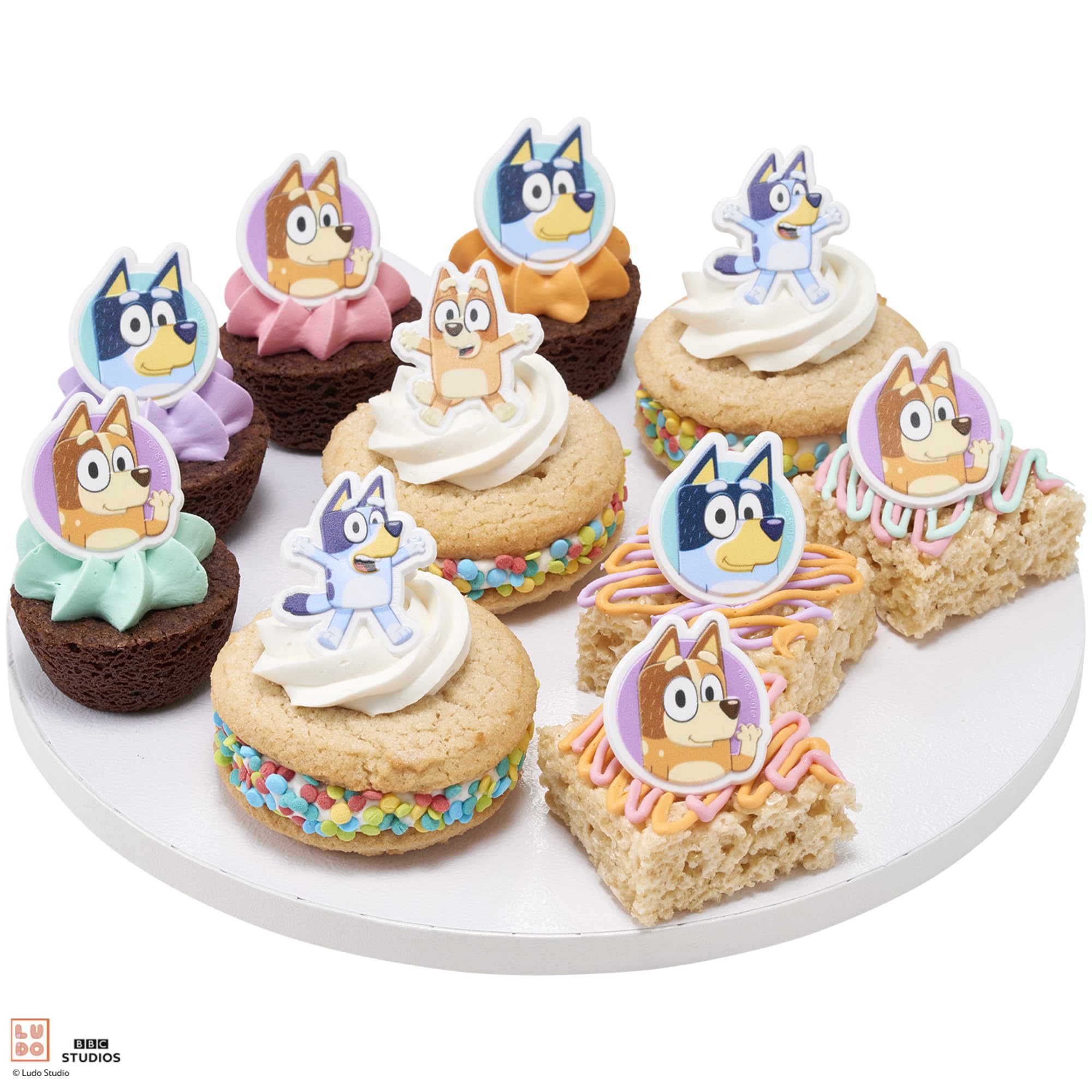 Bright colors and friendly shapes make treats more share-worthy