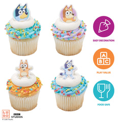 Officially licensed DecoPac rings stand steady on cakes for party displays