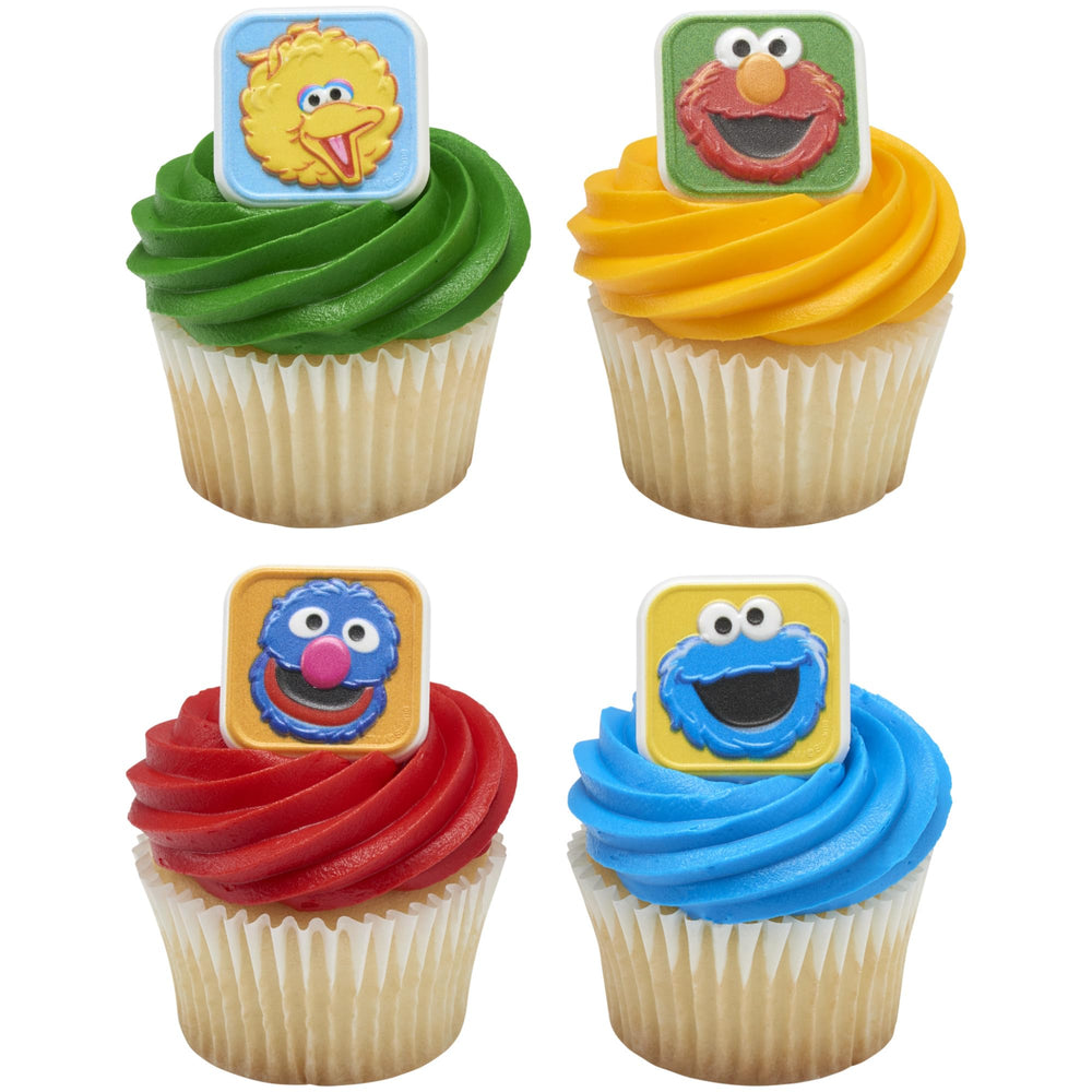 DecoPac Sesame Street toppers are food-safe and sturdy for repeated use.