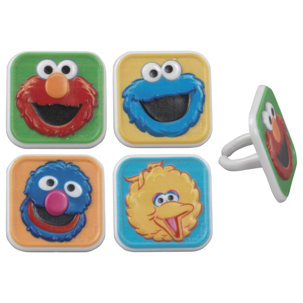 DecoPac Sesame Street toppers collection for decorating cakes and cupcakes.