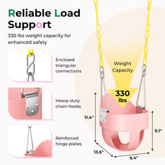 DECORLIFE adjustable-chain adapts to different setups for flexible outdoor use.