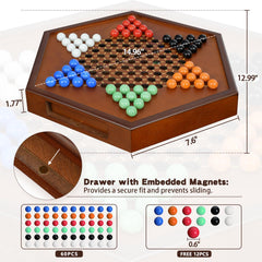 DecoWoodo 16mm glass marbles with smooth grip and vibrant colors