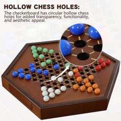 DecoWoodo edge-bound design prevents marbles from slipping off