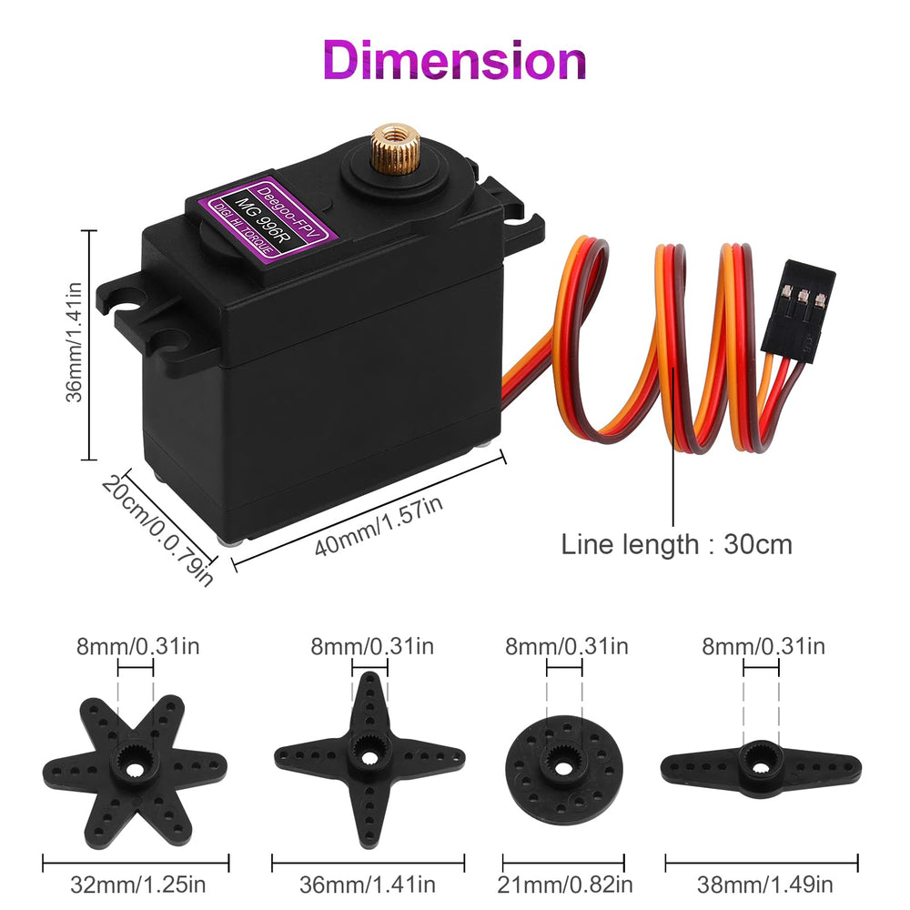 Compact 55 g metal gear servo from Deegoo-FPV