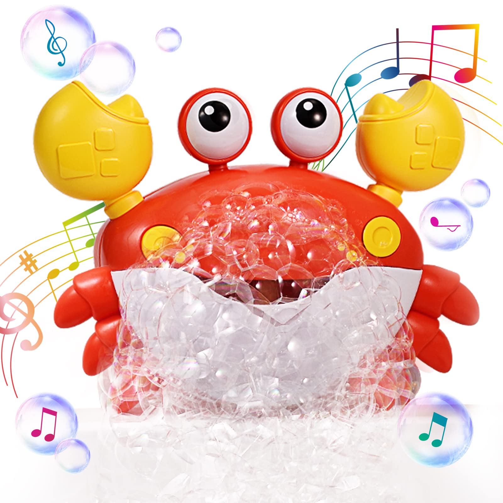 Deejoy Crab Bubble Bath Maker bubbles up fun during bath time.