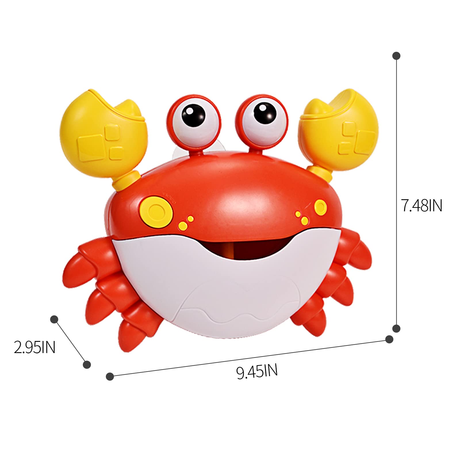 Deejoy Crab Bubble Bath Maker makes a gift-friendly bath toy for kids.
