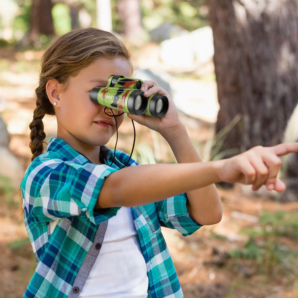 Deekin camouflage binoculars 16-pack, ideal for classroom rewards and group adventures.