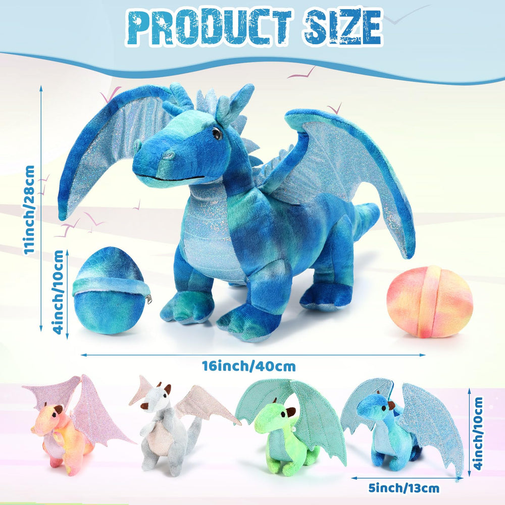 Deekin 4-inch baby dragon plush perfect for gentle play and storytelling.