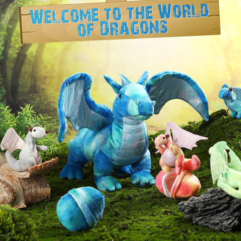 Deekin dragon egg plush pack showing the zippered interior feature.