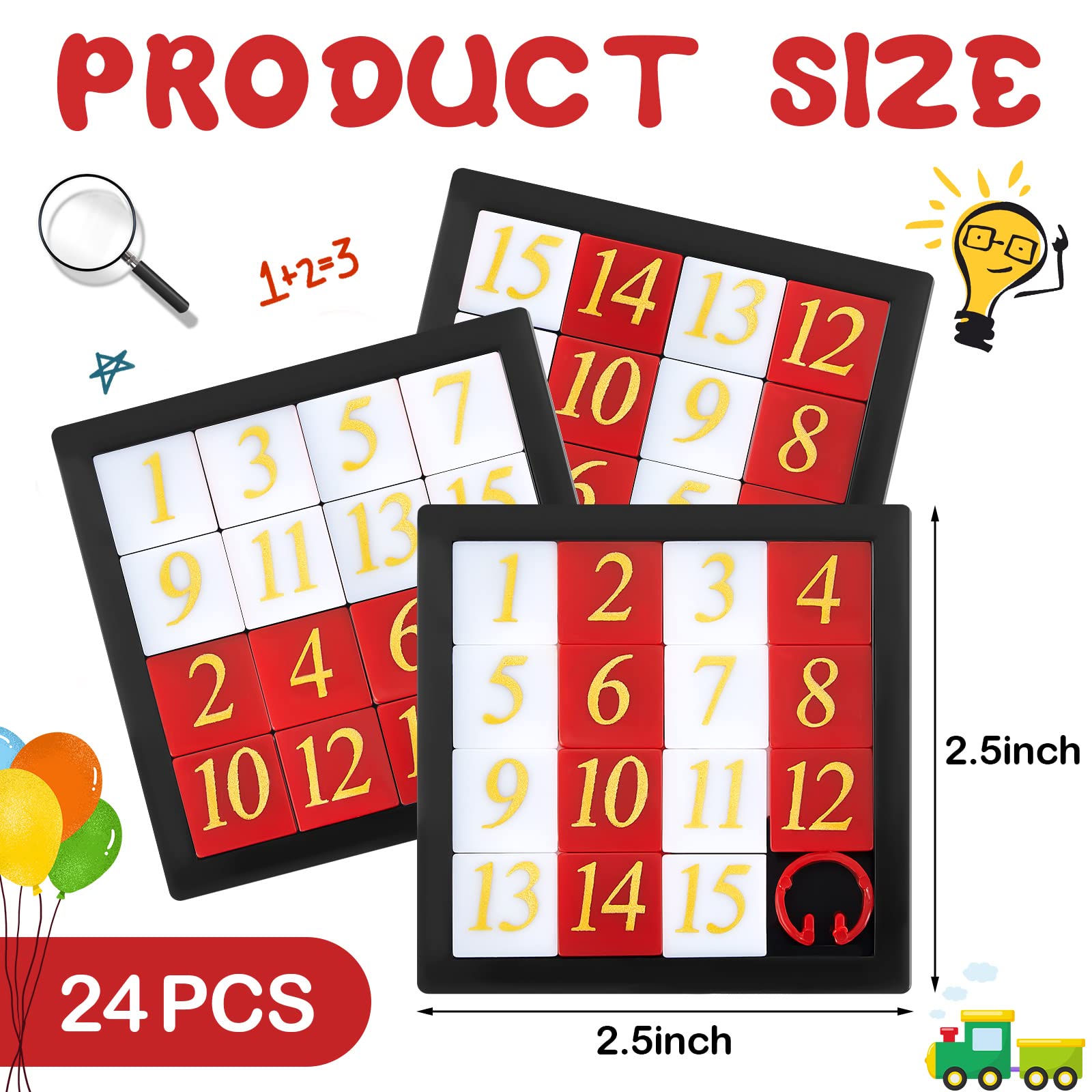 Deekin slide puzzle smooth-edge closeup showing sturdy plastic and precise movement.