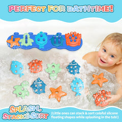 Deenwada mold-free bath toy set with no holes for clean, worry-free play