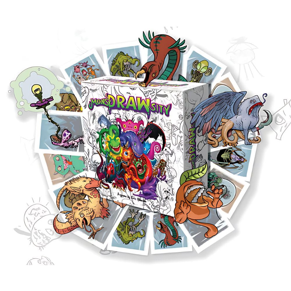 Players describing quirky monsters in MonsDRAWsity keep groups engaged.