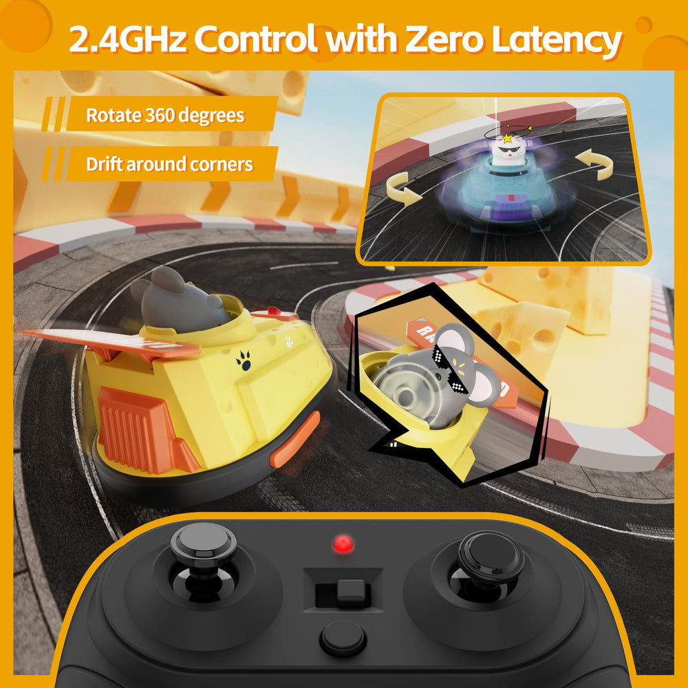 deependo bumper car performs 360-degree spins for thrilling interactive duels.
