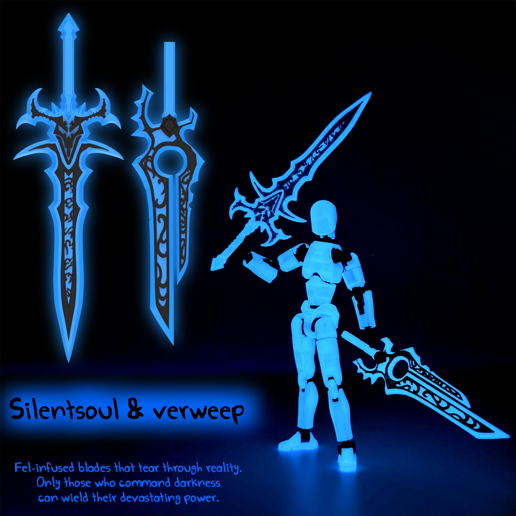 Deeplus t13 3d-printed figure showcases precise design and durable build.