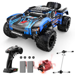 DEERC 1/12 RC car top speed 45kmh on pavement for thrilling acceleration.