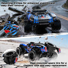 DEERC 2.4GHz remote provides stable control up to 328 feet.