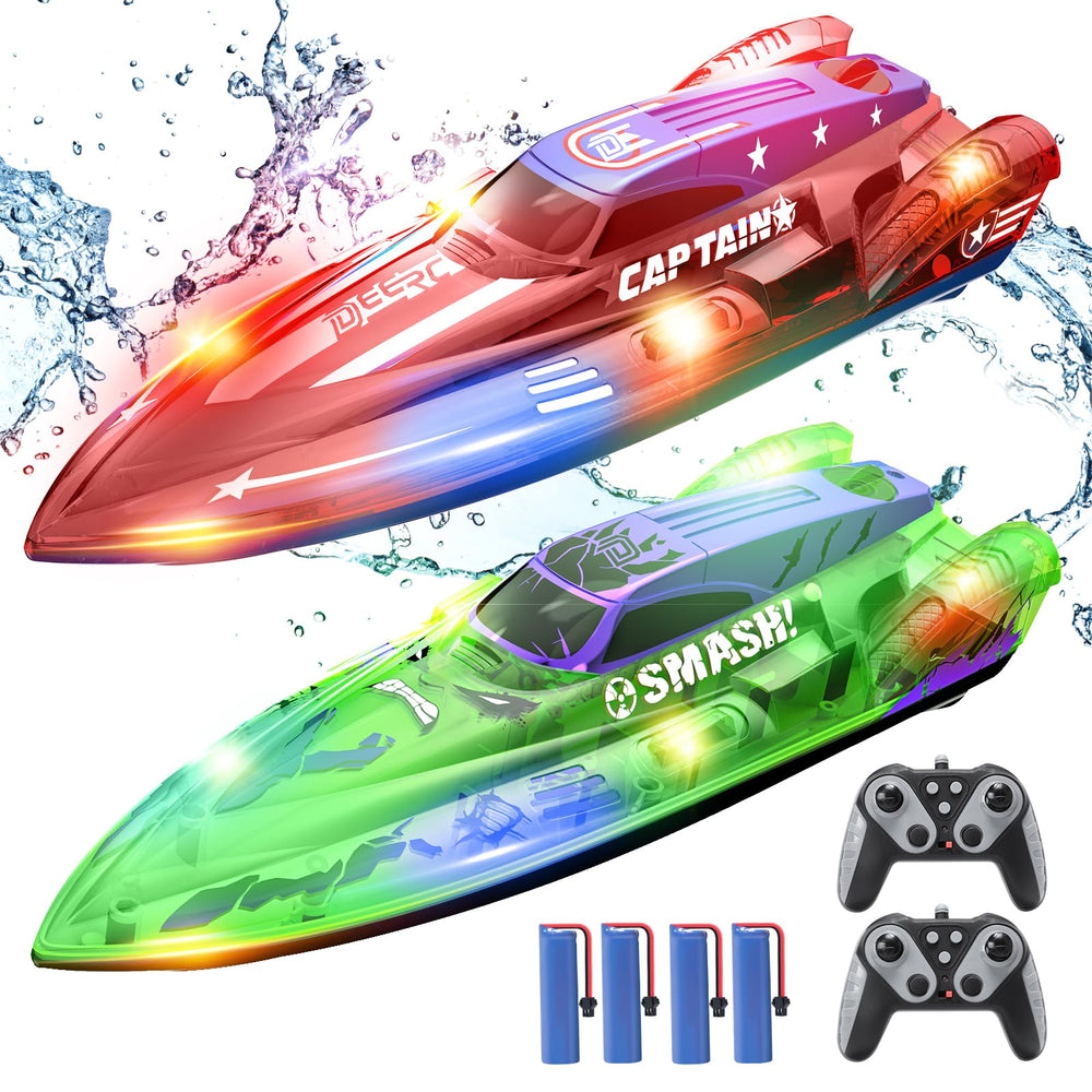 DEERC 2.4GHz remotes deliver responsive steering for beginners.