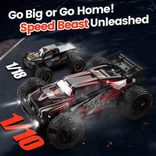 DEERC 9206E LED headlights illuminate night driving for safer track time.