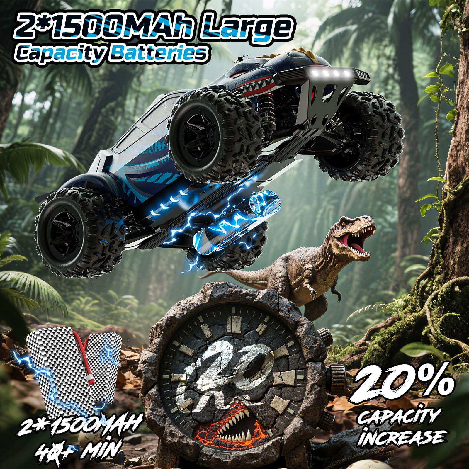 DEERC 9308E dinosaur-side profile displays dual-shell design for versatile aesthetics.