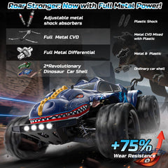 DEERC 9308E two batteries ensure longer playtime for extended outdoor fun.