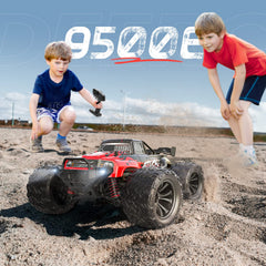 7.4V 1500mAh battery powering longer sessions on DEERC 9500E.