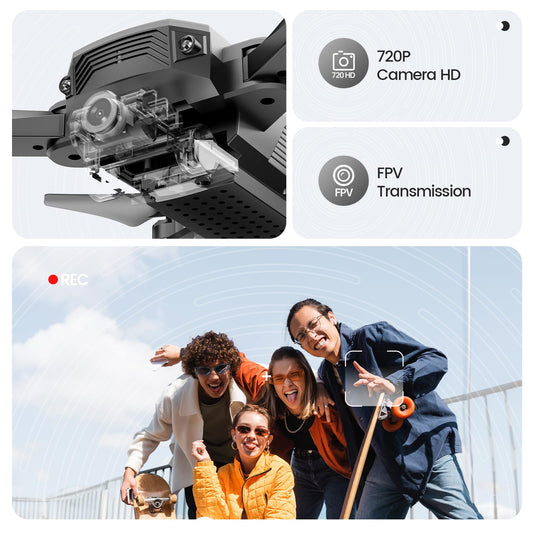DEERC D20 altitude hold enables stable hover for easy photo capture