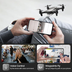 DEERC D20 gesture selfie for hands-free photos during flights