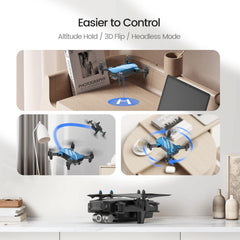DEERC D20 altitude hold keeps the drone steady at a chosen height