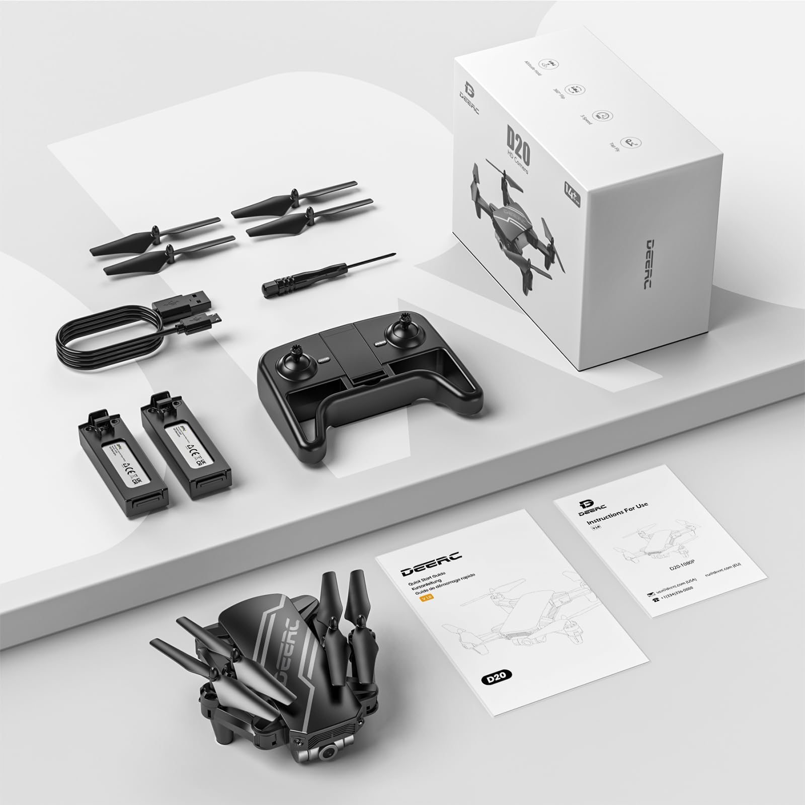 Dual modular batteries extend flight time and simplify swaps.