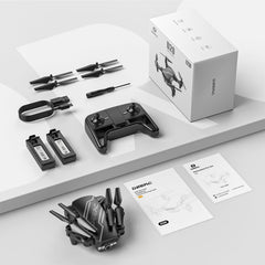 Dual modular batteries extend flight time and simplify swaps.