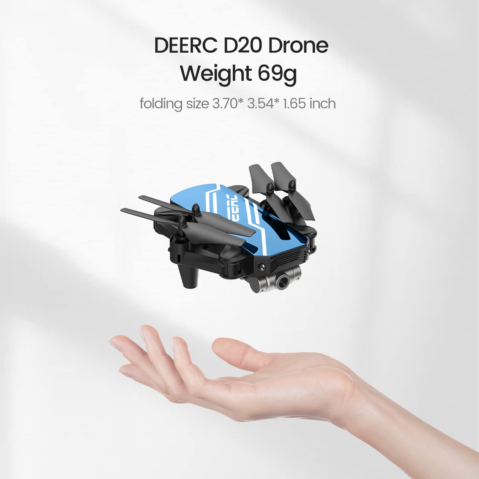 DEERC D20 two-battery pack doubles playtime for extended sessions