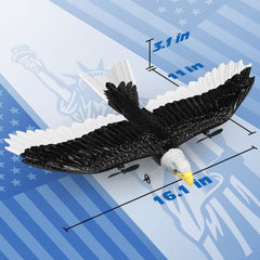 DEERC Eagle Plane includes two 150mAh batteries for longer sessions.