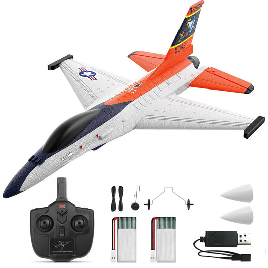 DEERC F-16 X-62A Vista side view of the RC airplane ready for flight
