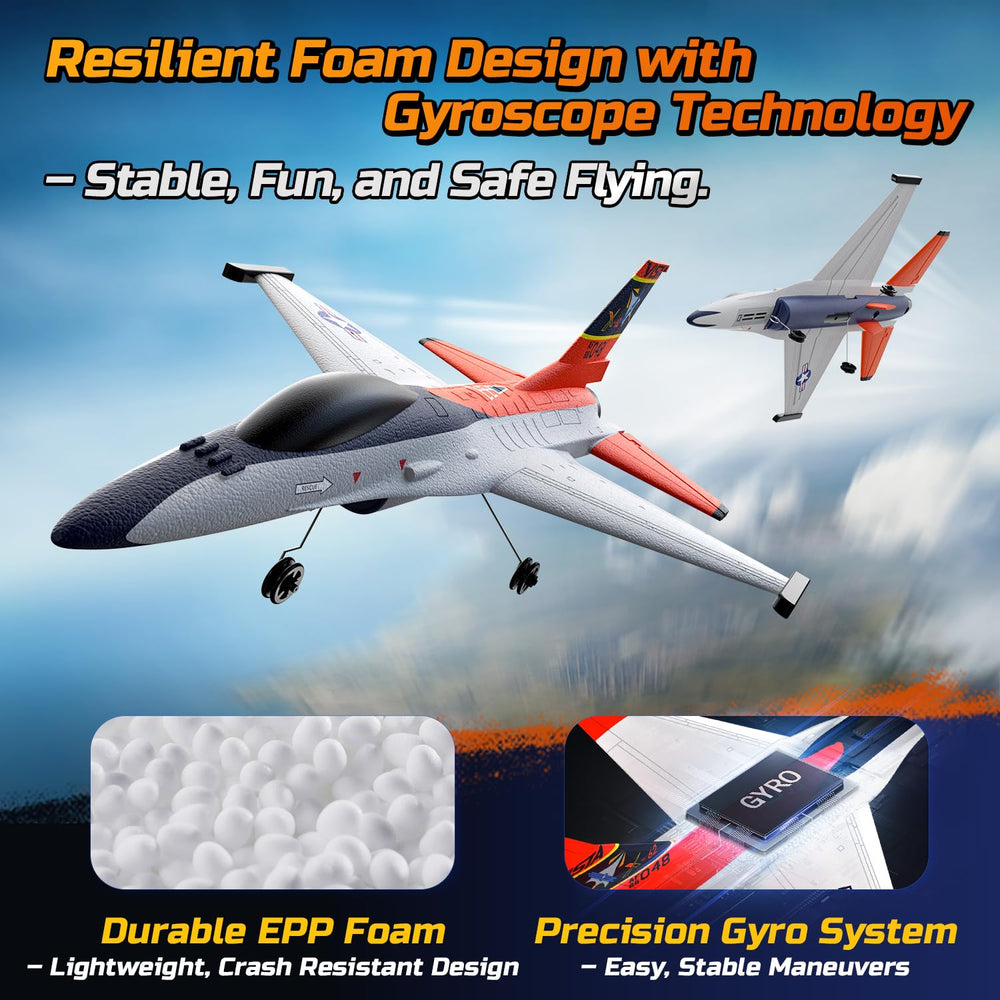 DEERC F-16 X-62A Vista motor and propeller delivering brisk thrust
