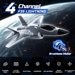DEERC F35 long-range control supports safe, expansive skies.
