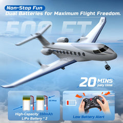 DEERC G650 EPP foam construction resists bumps during flights