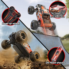 DEERC H16R waterproof ESC withstands splashes for continuous driving.