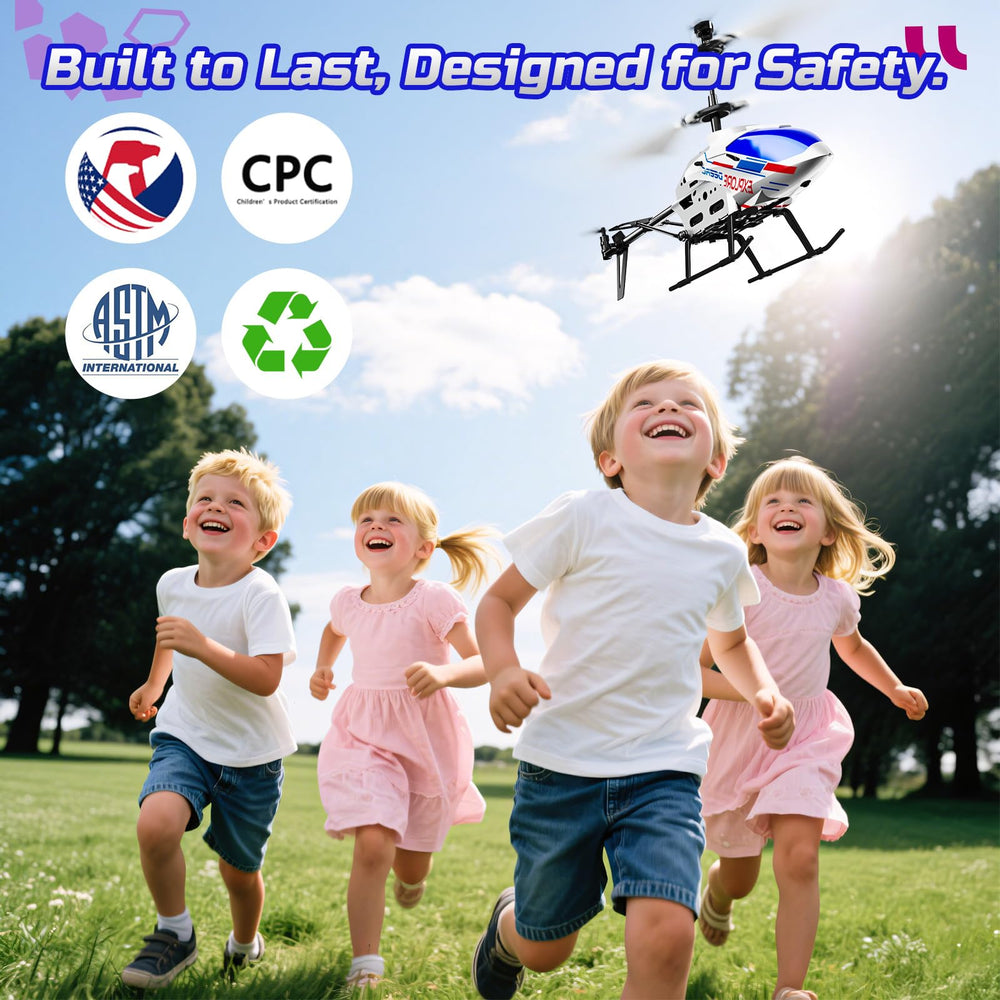 DEERC indoor flying toy ideal for kids and hobbyists