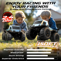 IPX-7 waterproof design withstands splashes and shallow water play.