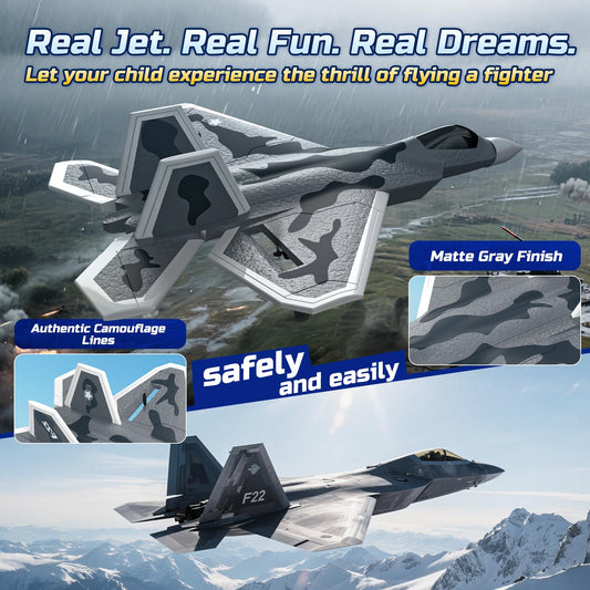 DEERC dual-motor setup powering strong lift on a compact fuselage.