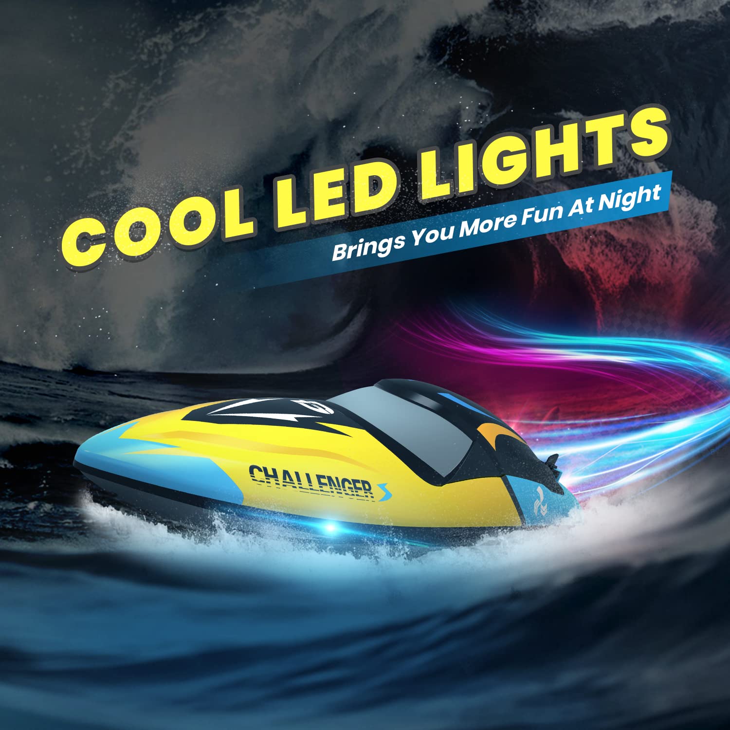 DEERC waterproof double-hatch design protects the motor cabin.