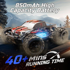 DEERC RC car two batteries extend playtime and reduce downtime.
