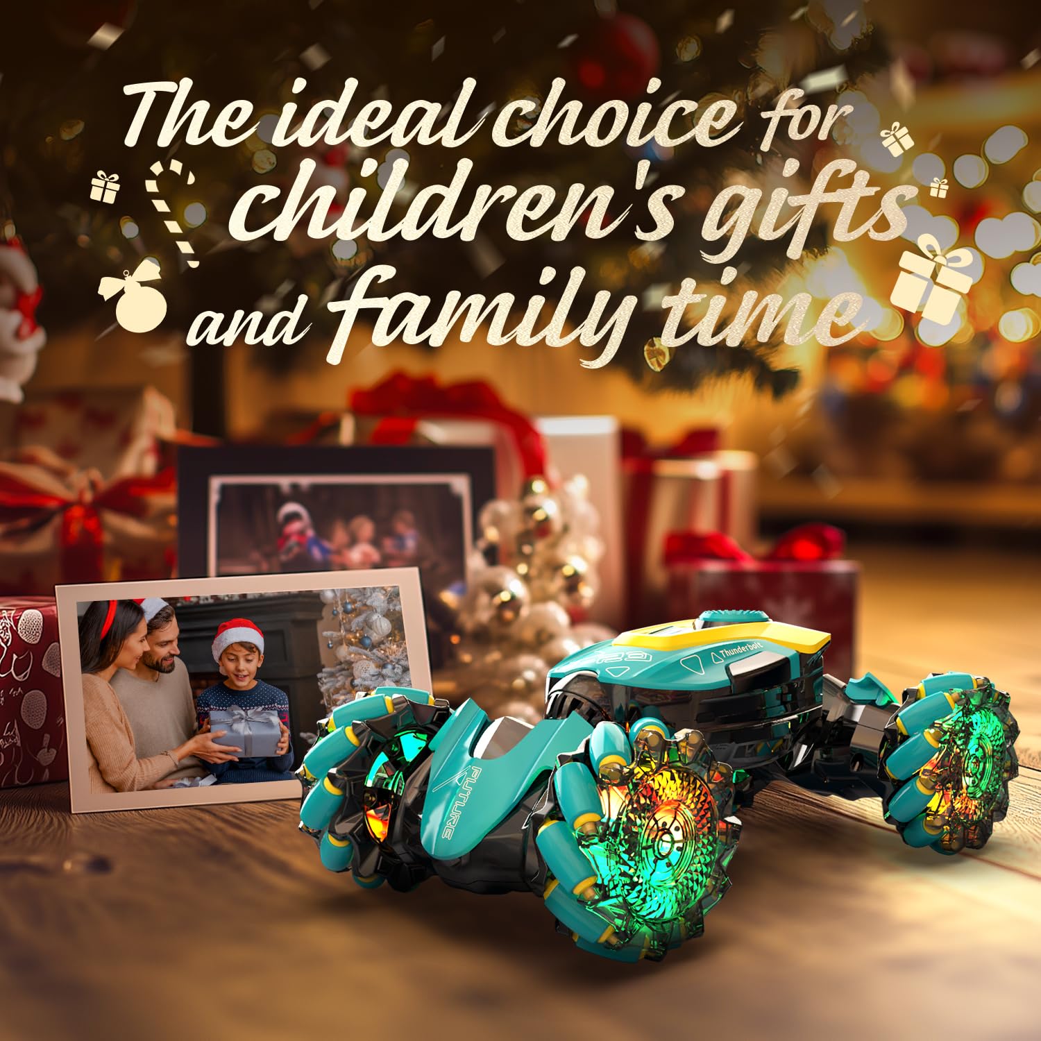 DEERC 50-minute playtime with two rechargeable batteries supports extended fun.